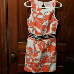 Lilly Pulitzer nautical shift dress